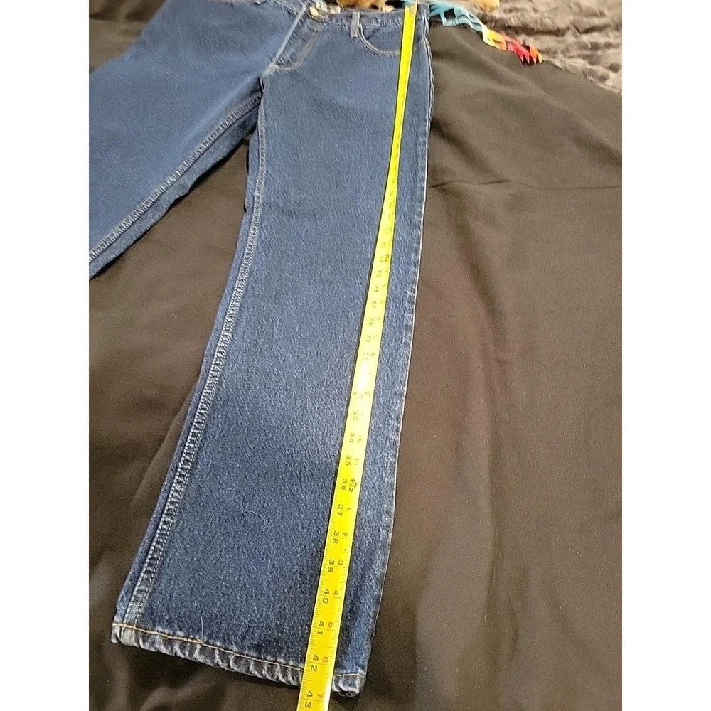 Benzene Sports Jeans Mens 34 Blue Denim Addicted To Speed NWT Vintage Y2K